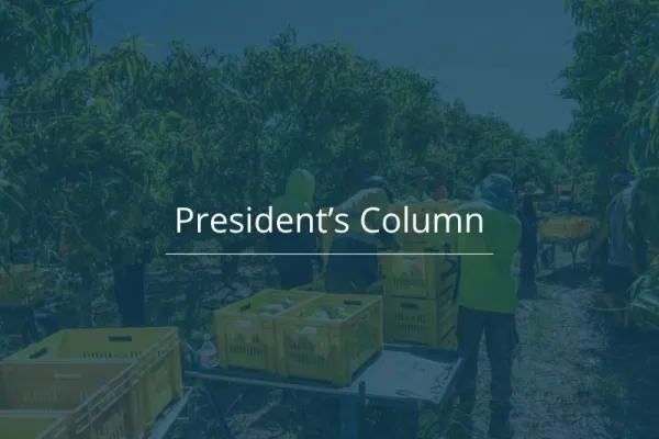 Presidents column 20261015